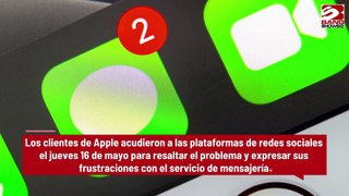Consumidores de Apple experimentan una interrupción de iMessage