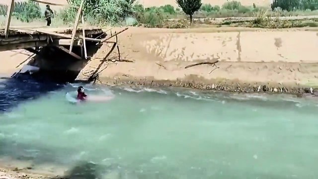 Beau travail d'équipe pour sauver une femme tombée à l'eau