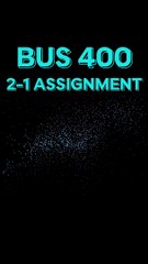 Creating a Successful Project Outline: BUS 400 2-1 Assignment Guide