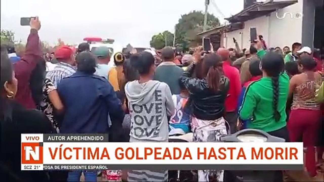 Feminicidio en Riberalta un hombr golpeó a una mujer hasta matarla