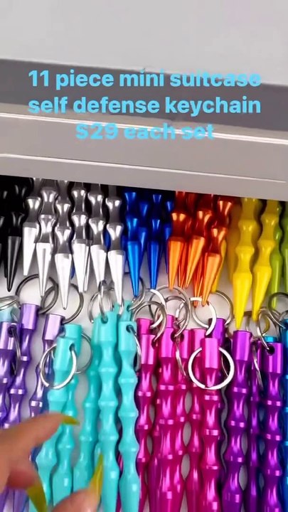 Stay safe, stay fierce! Safety keychains for the modern woman! #SafetyKeychainUSA #GirlPower #stayfierce