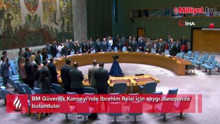 BM Güvenlik Konseyi'nde İbrahim Reisi için saygı duruşu