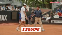 Le match Gaston - Galan interrompu - Tennis - Open Parc de Lyon