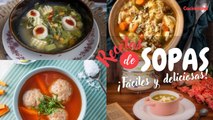 ¿Qué comer hoy? Checa estas 4 recetas de sopas fáciles y deliciosas