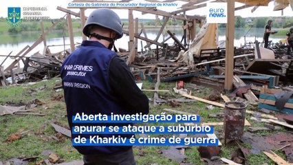 Ataque russo com mísseis faz seis mortos em subúrbio de Kharkiv