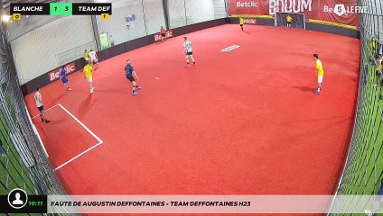 Faute de Augustin Deffontaines - Team Deffontaines H23