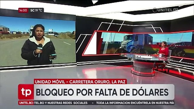 El transporte pesado y la Aduana instalan diálogo en el punto de bloqueo en Oruro
