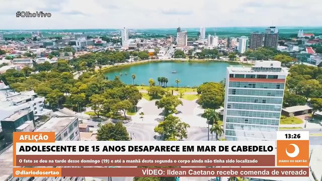 Adolescente de 15 anos some após entrar em praia de Cabedelo; Corpo de Bombeiros faz buscas