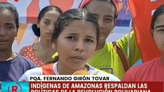 Amazonas | Comunidades indígenas ratifican su apoyo al Presidente Nicolás Maduro