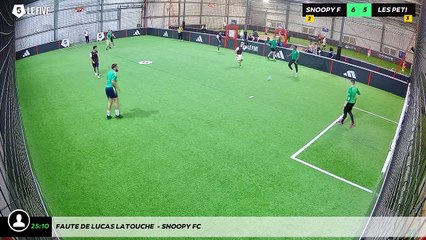 Faute de Lucas Latouche  - Snoopy FC