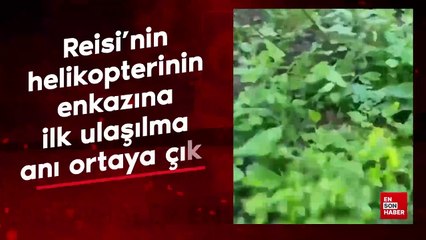 Reisi’nin helikopterinin enkazına ilk ulaşılma anı ortaya çıktı