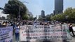 Maestros de la CNTE bloquean Reforma e Insurgentes en el quinto día de protestas en la CDMX