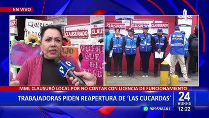 Trabajadoras de "Las Cucardas" piden la reapertura del local