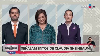 Así se vivió el tercer debate presidencial entre Gálvez, Sheinbaum y Máynez