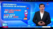 Así ha sido el crecimiento de los usuarios de internet en México