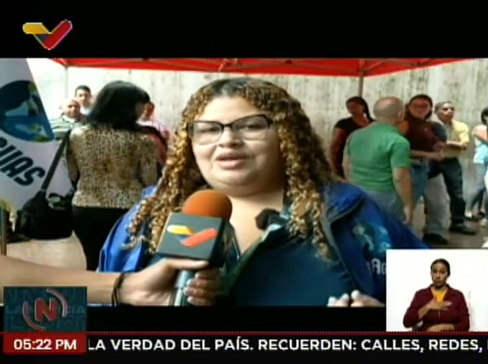 Caracas | Trabajadores de MinAguas rechazan las sanciones impuestas por los Estados Unidos