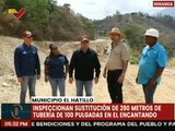 Miranda | Autoridades Nacionales inspeccionan la sustitución de tuberías del Sistema Tuy II