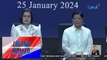 Trust and performance ratings nina Pangulong Bongbong Marcos at Vice President Sara Duterte, bumaba base sa tugon ng Masa survey ng OCTA Research | Unang Balita