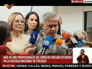 Más de 400 profesionales del derecho se formarán en 6 especializaciones en la Escuela Nacional de Fiscales