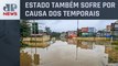 Santa Catarina já tem quase mil desabrigados após fortes chuvas