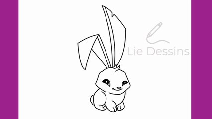 Comment dessiner un lapin mignon