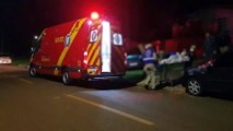 Homem é socorrido pelos Bombeiros após quebrar a perna em acidente doméstico no Cataratas