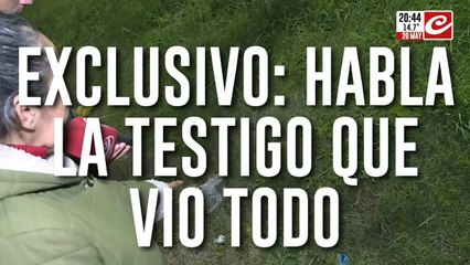 Exclusivo: habla la testigo que encontró el cuerpo del bebé