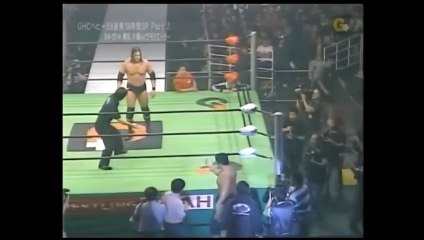 NOAH Kenta Kobashi vs The Gladiator (Mike Awesome) 4/12/04