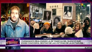 Pueblo de Uruguay conmemora la Marcha del Silencio