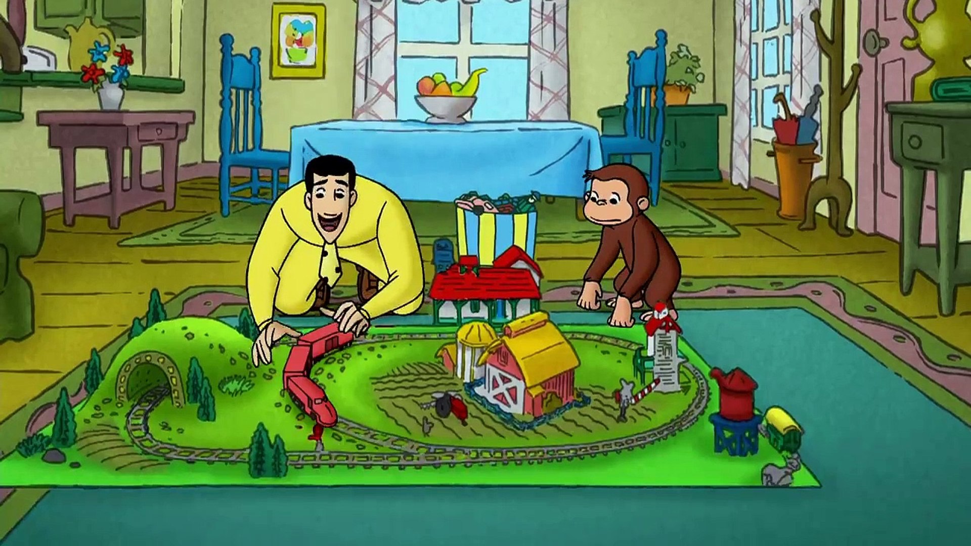 Train Time  Curious George Kids Cartoon  Kids Movies Videos for Kids