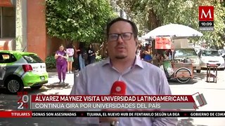 Jorge Álvarez Máynez encabeza diálogo estudiantil en la Universidad Latinoamericana, CdMx