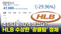 HLB 하한가 사태에 선수 입장?...초단타로 돈 챙긴 '광클팀' [지금이뉴스] / YTN
