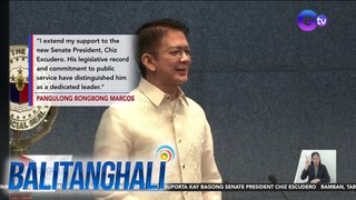 Nagpahayag ng suporta si PBBM kay Sen. Francis 'Chiz' Escudero bilang bagong Senate President | BT