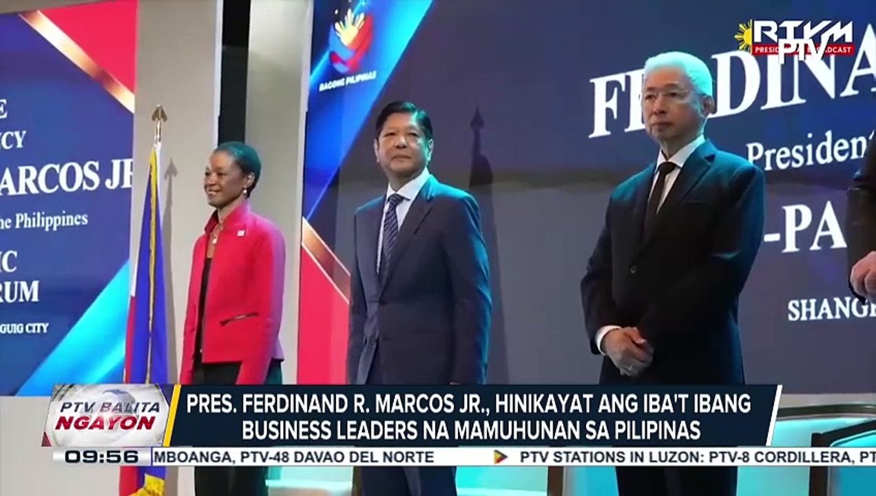 PBBM, hinikayat ang iba't ibang business leaders na mamuhunan sa Pilipinas