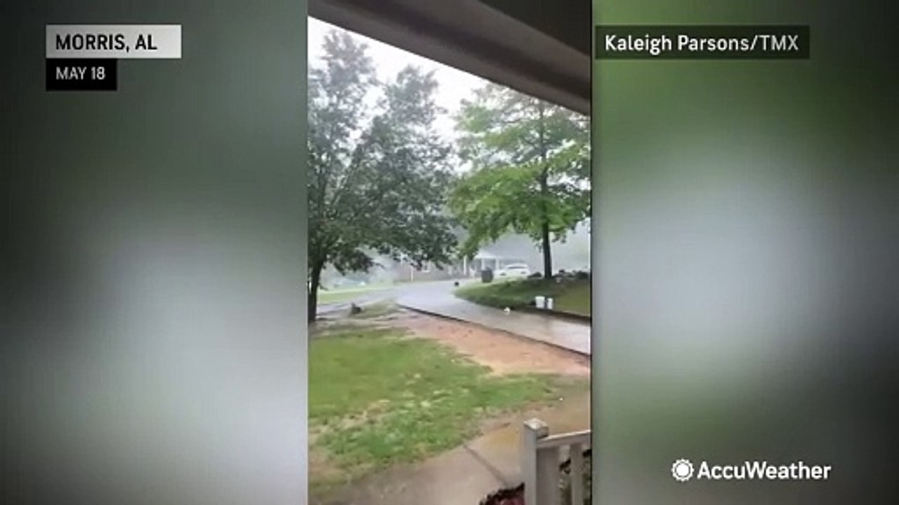 Stormy beginning of the week with hail and tornadoes