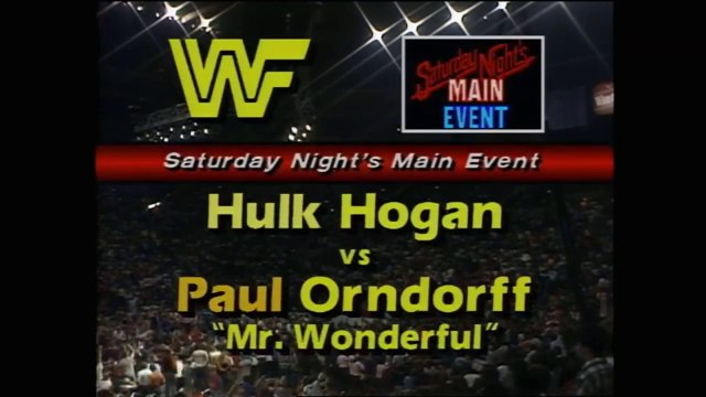 Paul Orndorff vs. Hulk Hogan - 9/13/1986 - Saturday Night's Main Event - WWF