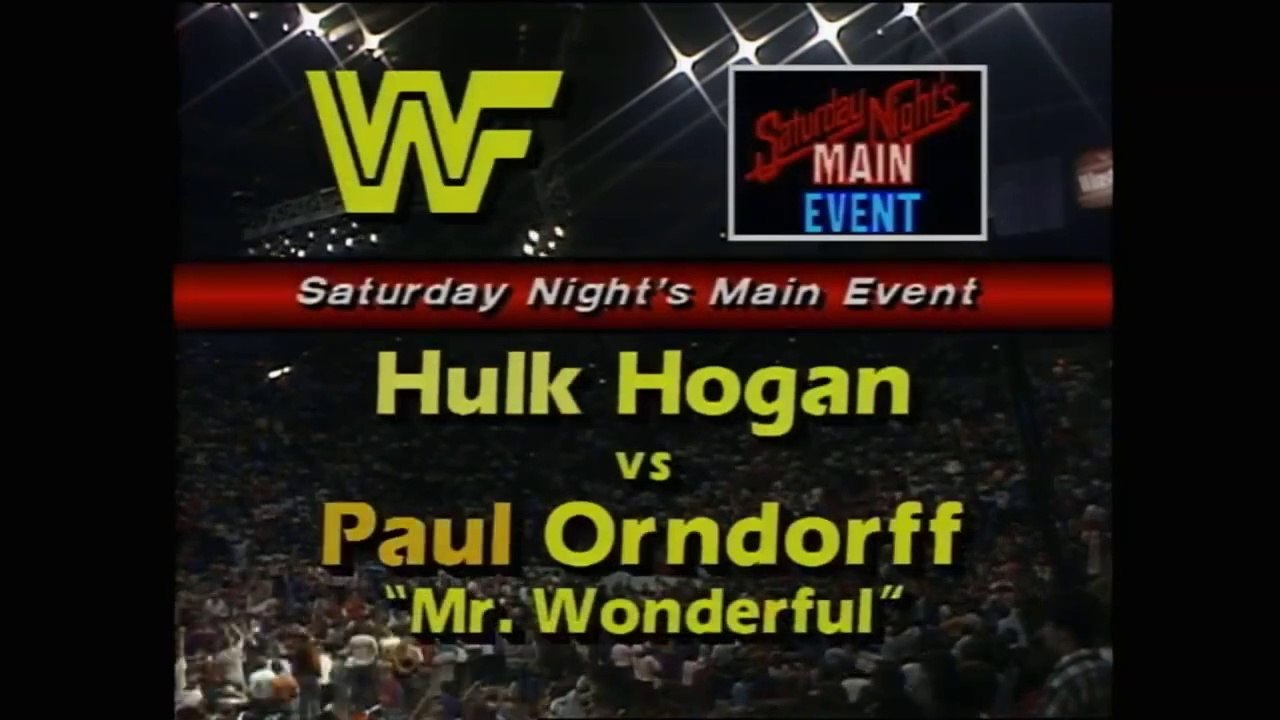 Paul Orndorff vs. Hulk Hogan - 9/13/1986 - Saturday Night's Main Event - WWF