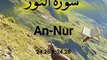 surah Noor||surat noor||beautiful Quran recitation||Urdu translation|| 1M