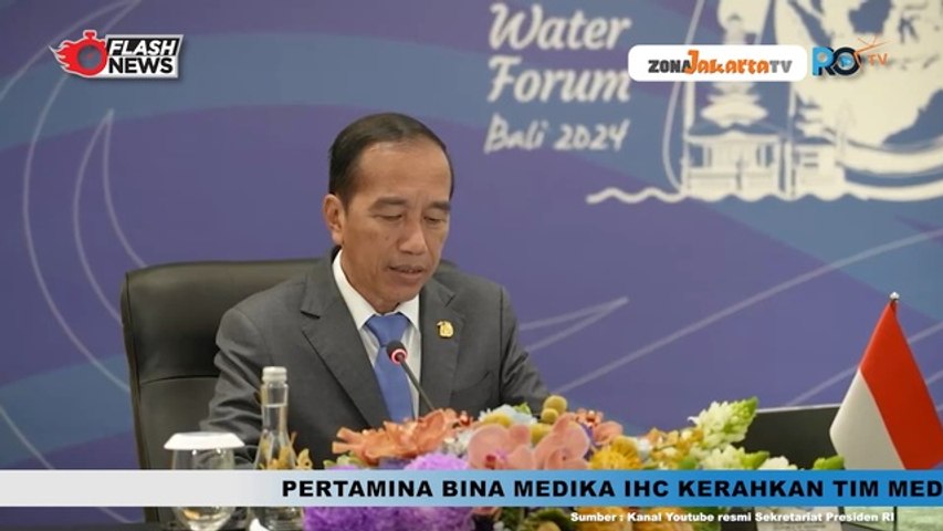 PRESIDEN JOKOWI BAHAS KERJA SAMA PENGELOLAAN AIR DENGAN PM TAJIKISTAN