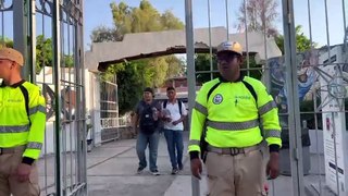 Un oficial de la Policía Vial fue detenido por agredir a estudiantes al interior del plantel de la Preparatoria Tonalá Centro