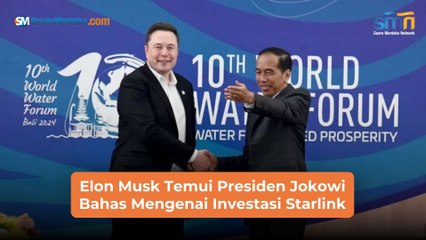 Elon Musk Temui Presiden Jokowi Bahas Mengenai Investasi Starlink