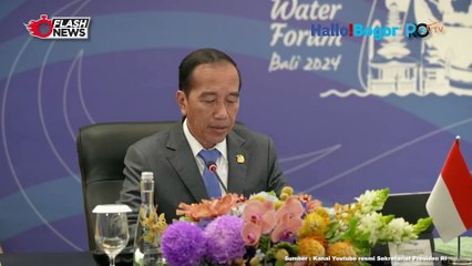 Jokowi dan PM Tajikistan Bahas Kerjasama Strategis Pengelolaan Air di World Water Forum, Bali