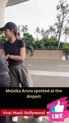 Malaika Arora spotted at the Airport