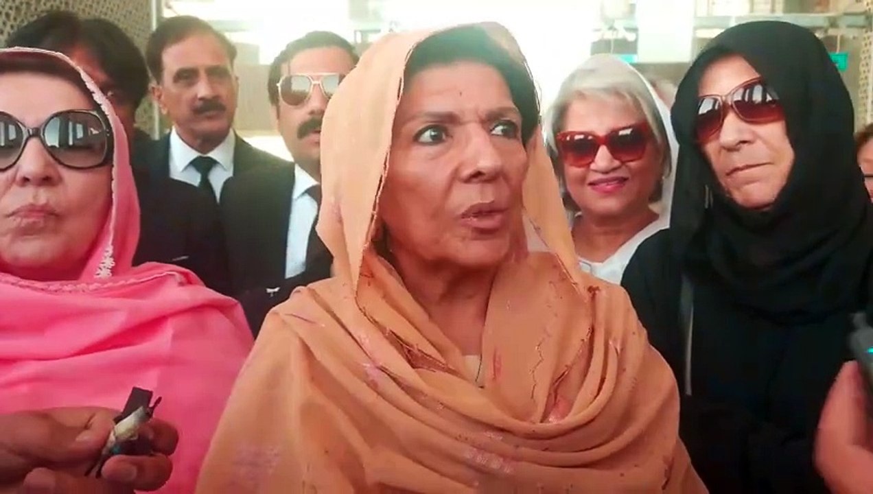 Islamabad_ Former Prime Minister Imran Khan_s Sister Aleema Khan First Media Talk(720P_HD)