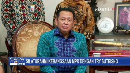 Pimpinan MPR Bersilaturahmi ke Kediaman Wakil Presiden RI ke-6 Try Sutrisno