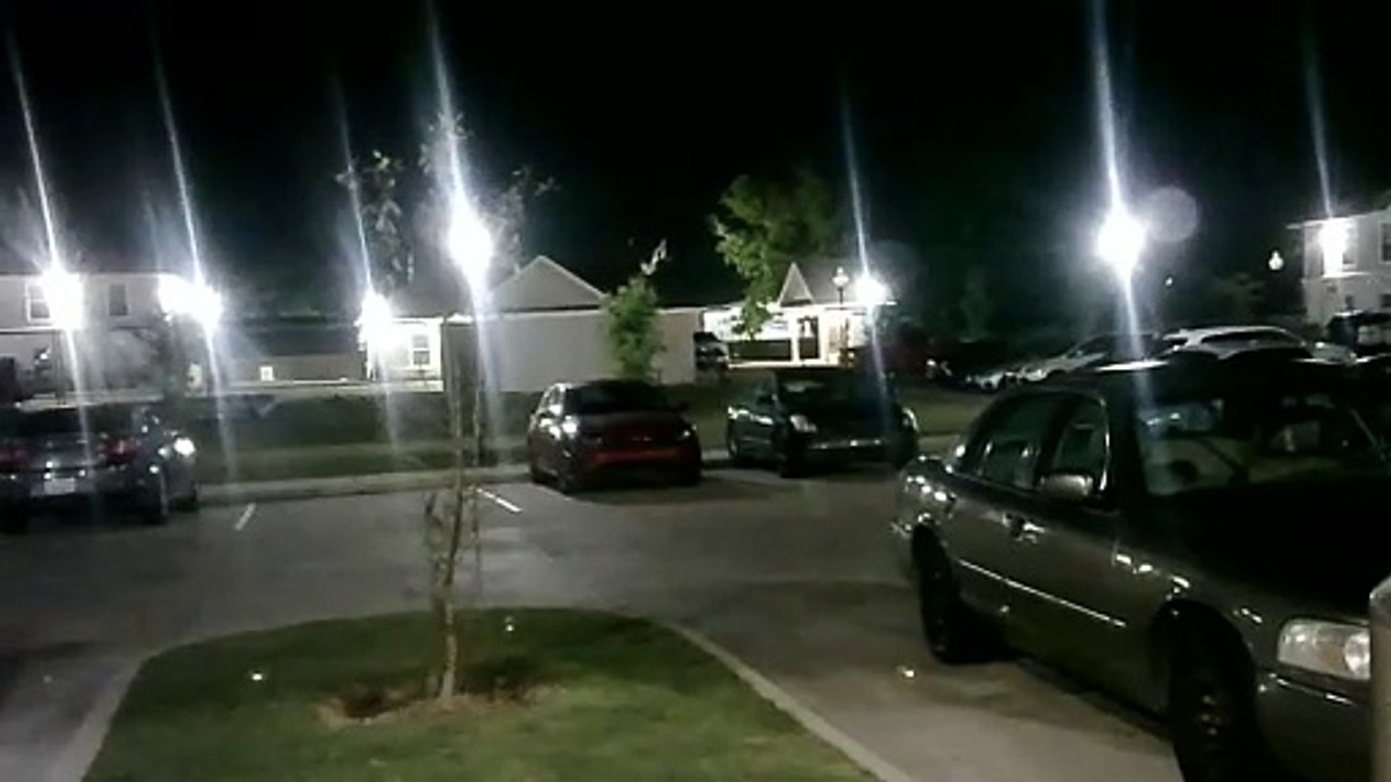 I went outside and took out the trash in the hood tonight