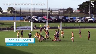 Lochie Huppatz led by example in round six of the Hampden league.