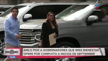 Gobernadores de Morena se reunieron con López Obrador en Palacio Nacional