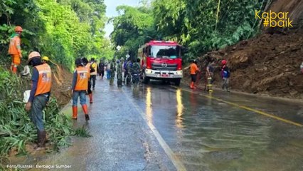 TEBING LONGSOR DI JALAN SUKABUMI-BOGOR, KECAMATAN PARUNGKUDA DITANGANI, TINGKATKAN KEAMANAN DAN KESELAMATAN PENGGUNA JALAN