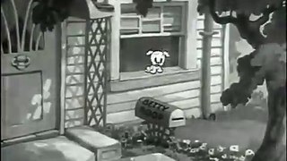 Betty Boop (1937) Ding Dong Doggie, animated cartoon character designed by Grim Natwick at the request of Max Fleischer.